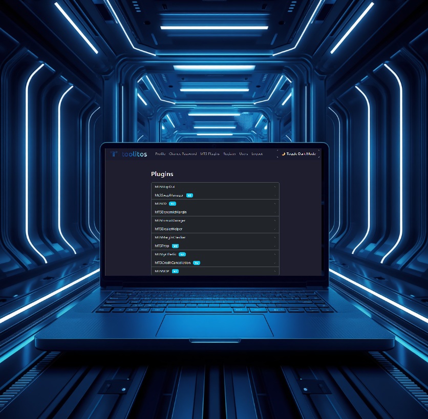 Toolitos admin panel — plugin infrastructure for broker platforms